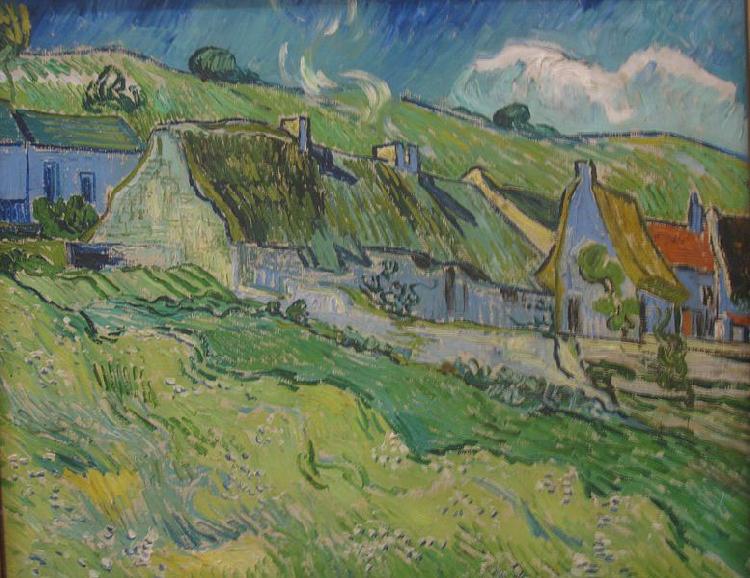 Vincent Van Gogh Cottages oil painting picture